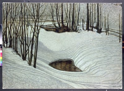Forest in Winter by Bror Lindh